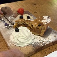 Dutch apple pie  at Vegan Temple Bar in Amsterdam