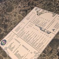 Menu drinken at Vegan Temple Bar in Amsterdam