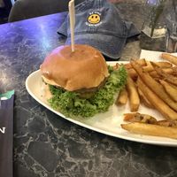 Classic Burger  at Vegan Temple Bar in Amsterdam