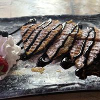 stroopwaffles   at Vegan Temple Bar in Amsterdam
