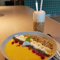 Mangosmoothy bowl, looks pretty at Kaspar Schmauser in Nuremberg