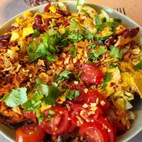 Pulled taco bowl at Kaspar Schmauser in Nuremberg