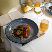 Main course at Landgoed De Wilmersberg in De Lutte