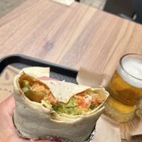 Vegan burrito yummy!!!!  at Burritos - Trafalgar in Valencia
