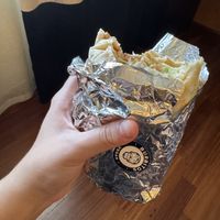 Burrito with vegan label   at Burritos - Trafalgar in Valencia