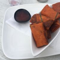 Vegan vlammetjes!  at Paviljoen Meerzicht in Midlaren