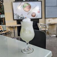 Lychee frozen margarita - not too sweet. at Xian Noodles at The Domain in Austin