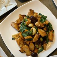 Sauted mushroom heaven at Uptown China Restaurant in Seattle