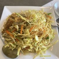 Singapore tofu noodles so much veg!!  at Uptown China Restaurant in Seattle