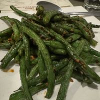 Blistered green beans  at Uptown China Restaurant in Seattle
