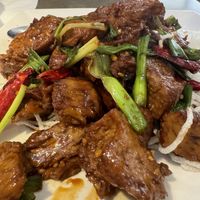 Mongolian mock duck —highly recommend   at Uptown China Restaurant in Seattle