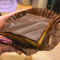 Peanut butter slice at Trappers Bakery in Goulburn