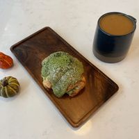Sooooo yum at Whisk Matcha Cafe in Vancouver