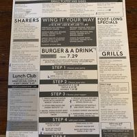Sharers, burgers, lunch club (don't look at wings or steaks) at Flute & Flagon in Solihull