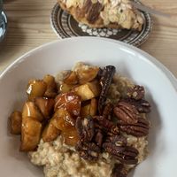 Apple & cinnamon porridge  at The Fold in Worcester
