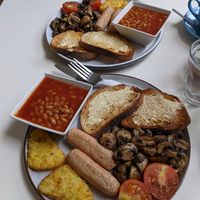 Vegan breakfasts at Cherry Leaf Coffee House in Norwich