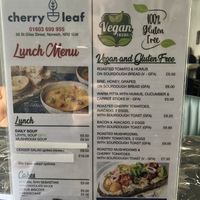   at Cherry Leaf Coffee House in Norwich