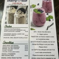   at Cherry Leaf Coffee House in Norwich