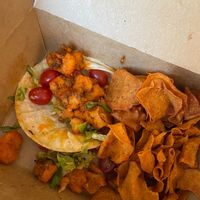 Cauliflower Buffalo Tacos  at Laughing Seed Cafe in Asheville