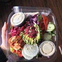 Dragon bowl at Laughing Seed Cafe in Asheville