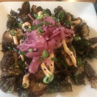 Brussels Sprouts   at Laughing Seed Cafe in Asheville