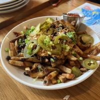 Southwest fries  at Laughing Seed Cafe in Asheville