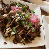 Crispy Brussels   at Laughing Seed Cafe in Asheville