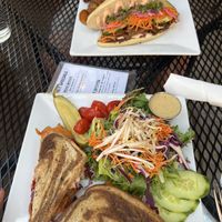 Ruben & Banh Mi  at Laughing Seed Cafe in Asheville