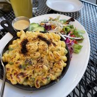 Mac and cheese  at Laughing Seed Cafe in Asheville