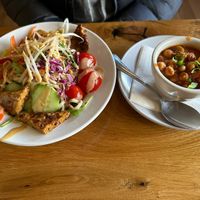   at Laughing Seed Cafe in Asheville