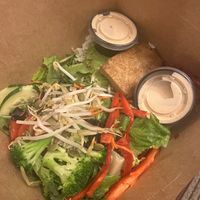 Laughing seed bowl with Chipotle Ranchh  at Laughing Seed Cafe in Asheville
