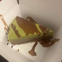 Mint Chocolate Cheesecake   at Laughing Seed Cafe in Asheville