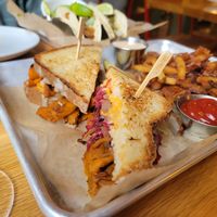 Reuben again at Laughing Seed Cafe in Asheville