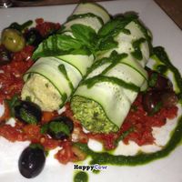 raw manicotti amazing at Laughing Seed Cafe in Asheville