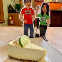 Must have the cheesecake. So good.  at Laughing Seed Cafe in Asheville