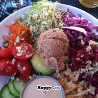 Dragon Bowl- entirely raw vegan and delicious! at Laughing Seed Cafe in Asheville