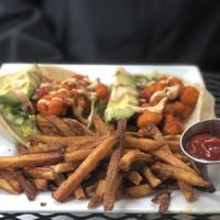 Cauliflower tacos at Laughing Seed Cafe in Asheville