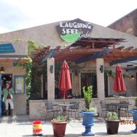 Located on side street.  GPS for some reason does not work well in Asheville.  Restaurant is tucked down a side street behind a parking garage.  Once you know where it is, not bad but finding it the first time was a challenge! at Laughing Seed Cafe in Asheville