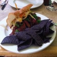 bahn mi at Laughing Seed Cafe in Asheville