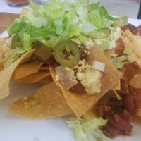 Breakfast nachos at Laughing Seed Cafe in Asheville