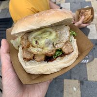 Breakfast bap @ Piries Place Vegan Market  at Plant the Seed in Hastings