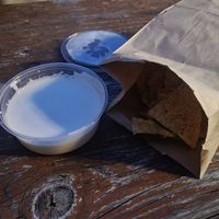 Queso with chips at Gutierra in Atlanta