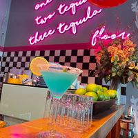 Mexican moon margarita  at Rosa Mexicano in Williamstown