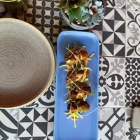 Stuffed jalapeños  at Rosa Mexicano in Williamstown