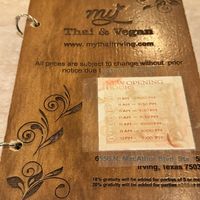   at My Thai & Vegan in Irving