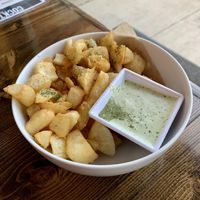 Yucca Fries  at Arepitas in Round Rock