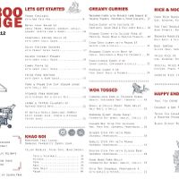 Menu August  at Bamboo Lounge in Stuart Park
