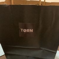 The beautiful bag everything was in! at TORN in Vancouver