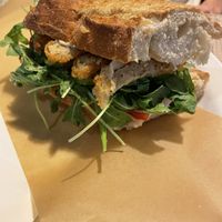 The Chick’n Mayo Half Sandwich  at TORN in Vancouver