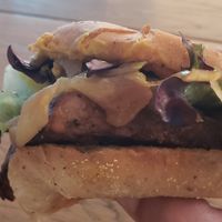 CTK  tempe sandwich with mustard at Chef Tanya's Kitchen in Palm Desert